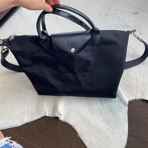 Long champ bag with strap
